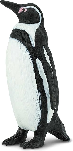 The Safari Ltd. Humboldt Penguin Figurine - Detailed 2.93" Plastic Model Figure - Fun Educational Play Toy for Boys, Girls & Kids Ages 3+