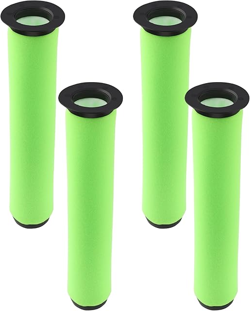 4 Pack AirRam Filter Replacement Compatible with Bissell AirRam Cordless Vacuum 1984 2144 19841 19844 21448, Part#1611215