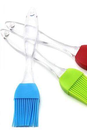 7" Silicone Basting Pastry Brush - Perfect for Oil Butter Spread, Marinades, Baste, BBQ, Grill, Cooking - BPA Free, Food Grade Material, Dishwasher Safe (3, 7 Inches)