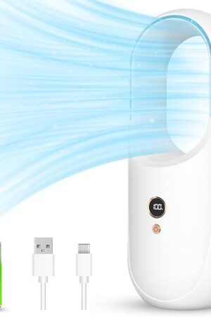 Bladeless 12.99" Portable Desk Table Fan