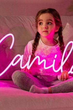 Custom Neon Signs - Neon Sign Customizable for Wall Decor | Personalized Neon Sign for Wedding Bar Bedroom Birthday Party Gift Business Shop Name Logo Led Neon Lights Sign