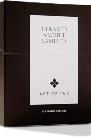 Art of Tea | Assorted Tea Bags Sampler Caffeinated and Non-Caffeinated| 12 Count Sampler Box