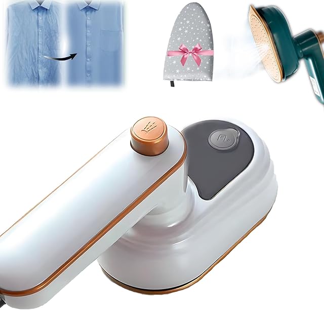 Cumuul Pure Steamer for Clothes, Cumuul Puresteamer, Mini Travel Steamer for Clothes, Removes Wrinkle, Compact Portable Mini Steamerfor Clothes Travel College Dorm Office Home Garment (White)
