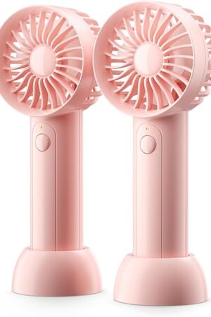 coldSky Handheld Fans Dual Desktop Fan Mini Portable