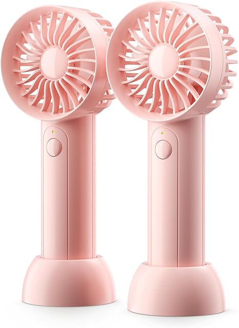 coldSky Handheld Fans Dual Desktop Fan Mini Portable