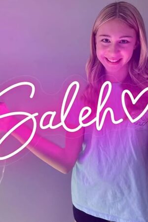 Custom Neon Sign, Neon Sign Customizable for Wall Decor, Personalized Large Neon Sign for Wedding Birthday Party Bar Business Salons Logo Neon Name Sign (Custom Neon Sign)