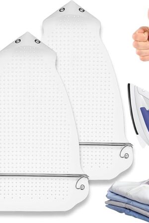 2025 Universal Iron Protective Cover Shield, Iron Board Shoe Covers, Prevents Burn Iron Shoe Cover, Electric Irons Clothes Protector When Ironing - Prevents Burn, Sticking (2pcs)