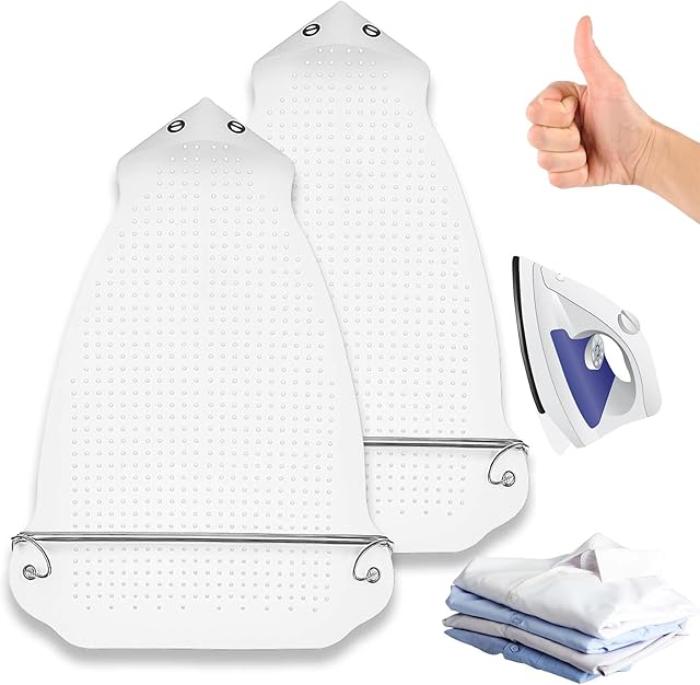 2025 Universal Iron Protective Cover Shield, Iron Board Shoe Covers, Prevents Burn Iron Shoe Cover, Electric Irons Clothes Protector When Ironing - Prevents Burn, Sticking (2pcs)