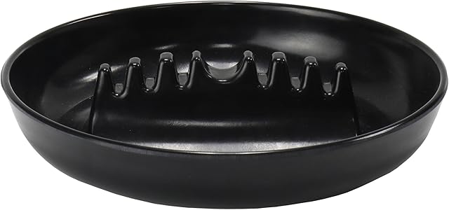 Chef Craft Classic Ash Tray, 7 inches in Diameter, Black