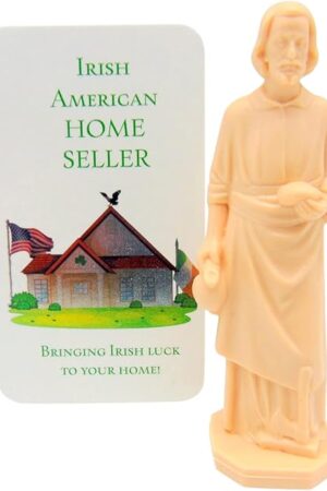 Westmon Works Saint Joseph Statue for Selling Homes Irish Edition with Instruction Card and House Prayer