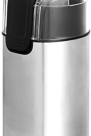 Amazon Basics Electric Coffee Grinder, Coffee Bean and Spice Grinder, With Heavy-Duty Stainless Steel Grind Blades