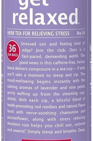 The Republic of Tea Get Relaxed No.14 Tea for Relieving Stress, 36 Count