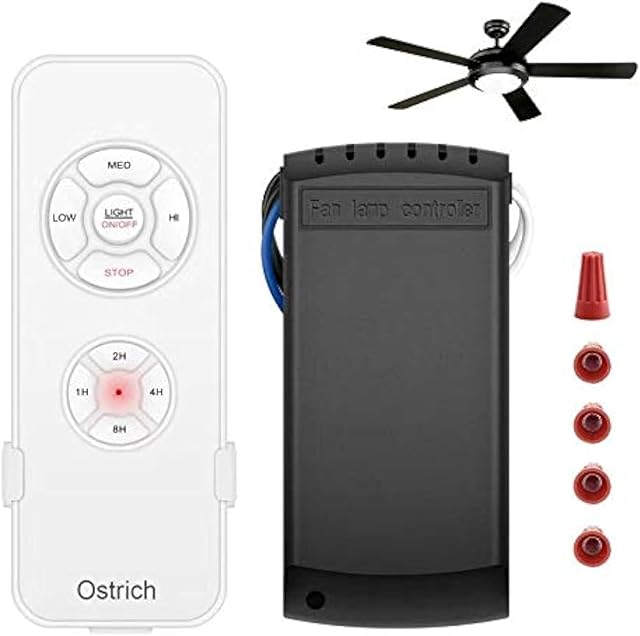 Ceiling Fan Remote Control Kit, Timing Wireless Remote Control