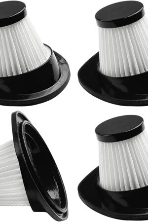 Vacuum Cleaner Filters, Washable Reusable Replacement for VL188 VL189 Cordless Vacuum Cleaner (4 PACK)