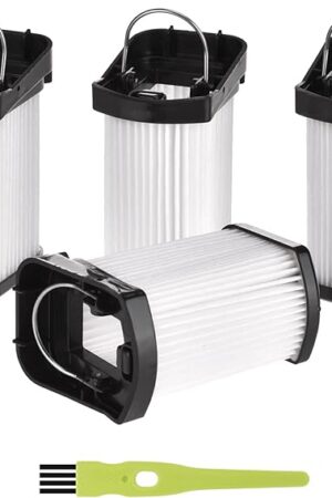 4 Pack Replacement Vacuum Filter for Shark WANDVAC POWER PET WV401BL WV401PK WV403BR WV410BL WV410GN WV410PR Cordless Handheld Vacuum, Fabric Filter Compare to Part # XFFWV400