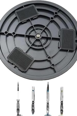BuyParts compatible with Bissell Spin Wave Corded & Cordless PET Hard Floor Spin Mop accesories (1611579) Left rotating disk