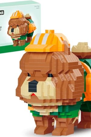 The RiceBlock Cute Chow Chow Dog Building Sets, Pet Building Toys for Boys and Girls, 953 Micro Bricks Difficult Challenges