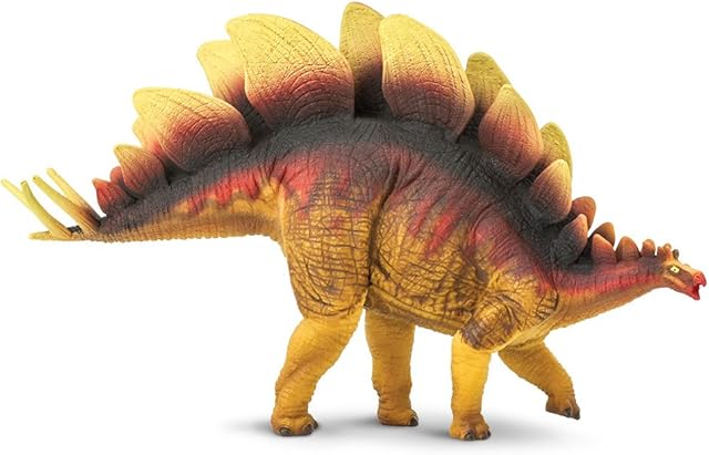 The Safari Ltd. Stegosaurus Figure - Detailed 6.75" Dinosaur Model - Educational Toy for Boys, Girls, and Kids Ages 3+