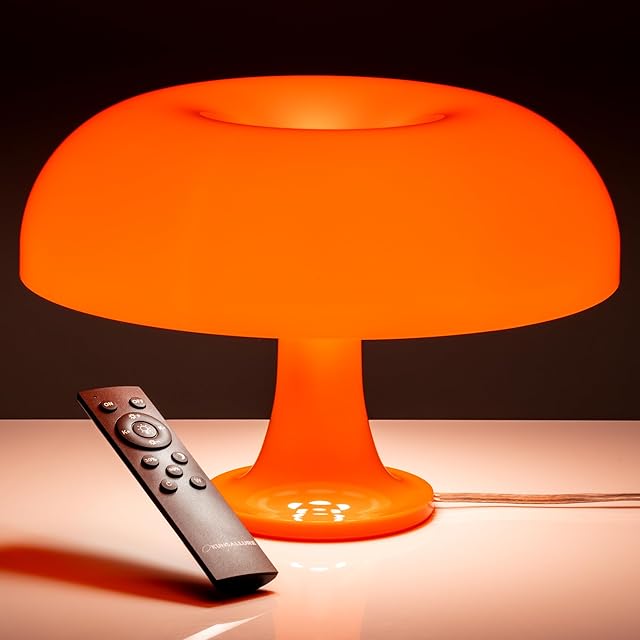 Orange Mushroom Lamp Donut Lamp