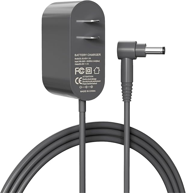 30.45V Cordless Vacuum Cleaner Charger Compatible With Dyson V10 V11 V15 V12 Cyclone Animal Motorhead Absolute Trigge Replacement SV12 SV14 SV15 SV16 SV20 SV22 Power Cord 217160-02 969350-02 969042-01