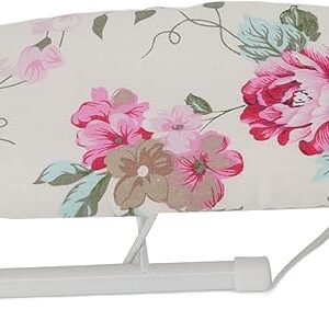 CHICIRIS Tabletop Ironing Board, Portable Mini Ironing Board Foldable Small Iron Board for Home (Peony Flower)