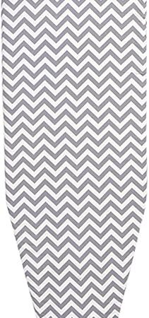 DaMohony 57.5x18.9 Inch Ironing Board Cover, Scorch Resistant Padding with Elastic Edge, Stain Resistant, Hook and Loop Fastener, Extra Thick