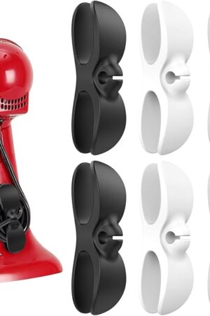 Cord Organizer for Appliances, Upgraded Kitchen Cord Organizer, Cord Keeper Cord Wrapper Cord Holder Cord Winder for Appliances Air Fryer, Coffee Maker, Blender, Pressure Cooker, Toaster