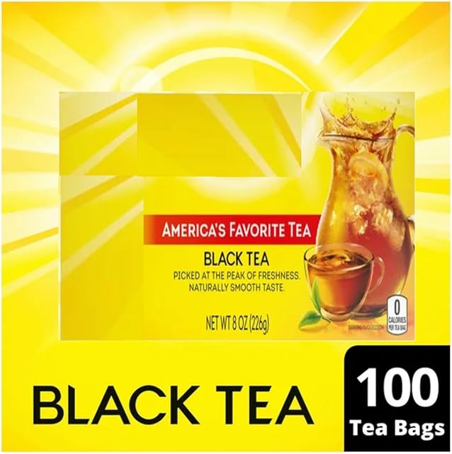 Black Tea Bags, Individually Wrapped 100 Count