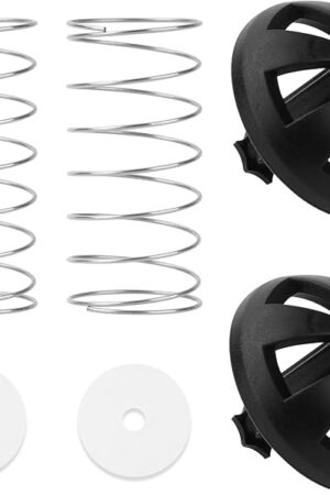 Coffee Machine Brewing Basket Bottom Spring Loaded Stopper Kits Fits For Black+Decker Mr. Coffee Hamilton Parts Number 990117900 990237500 Coffee Machine Accessory 2 Pack