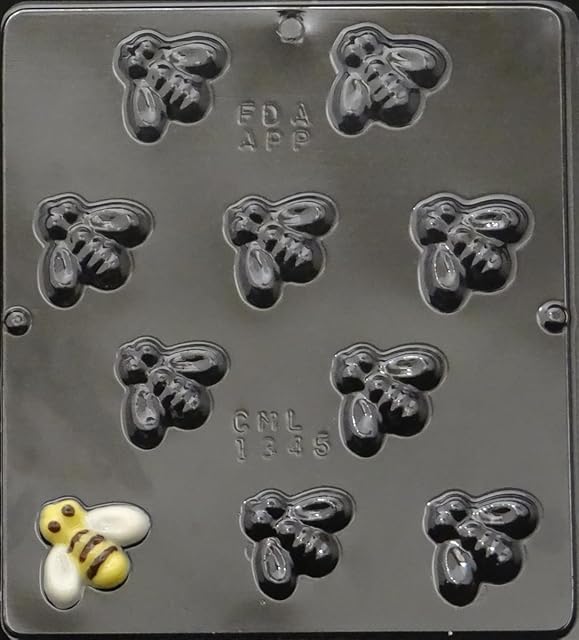 Candy Molds N More Bee Bite Size Chocolate Candy Mold 1345