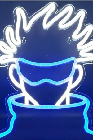 Zenin Decor | LED Gojo Wall Art Light - Handmade - Decorations - Japanese Display Backgrounds - Jujutsu Anime Peripherals, Dorm Game room Bedroom And Gift
