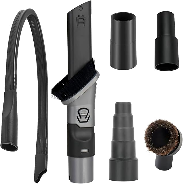 6PCS Vacuum Cleaner Attachments for Shark Rocket. 2-in-1 Crevice & Dusting Brush Combo. Includes flexible crevice tool and round bristle brush Compatible with Shark HV322,HV320, HV301,NV600, NV340