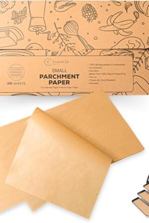 200 pack Parchment Paper For Harvest Right Freeze Dryer (S - Small)