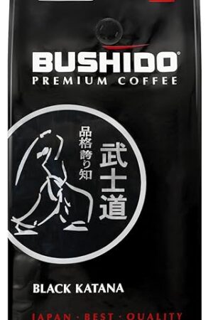 BUSHIDO Black Katana premium arabica whole coffee beans, 2.2 pound (1000g), medium roast