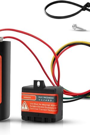 CSR-U2 Hard Start Kit for Air Conditioner 3-5 Ton, HVAC Compressor Saver Replacement with 5-2-1 Technology Pre-Wired AC Capacitor