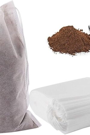 YQL Cold Brew Coffee Filter,50PCS 6X10 Inch No Mess Cold Brew Coffee Bags Disposable Mesh Brewing Bags Tea Filter Bag for Cold Brew Coffee or Tea(4x6/8x12inch Available)