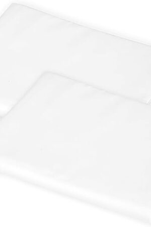American Baby Company 2-Pack Cotton-Polyester Blend Cot Sheets, White, 23" x 51"