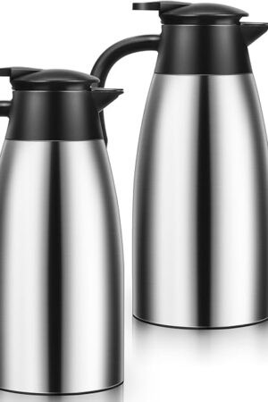 Double Walled Vacuum Insulated Thermal Carafe Flask Thermal Pot