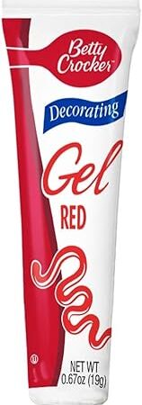 BETTY CROCKER GEL DECOR RED, 0.68 OZ144