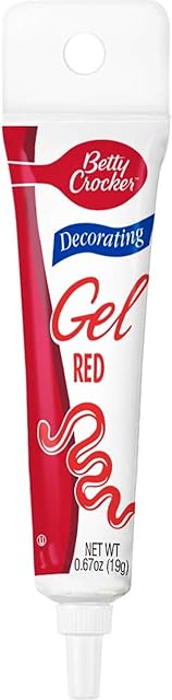 BETTY CROCKER GEL DECOR RED, 0.68 OZ144