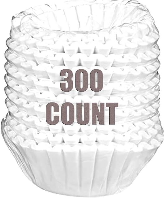 Coffee Filters, 8/12-Cup Size, 300/Pack