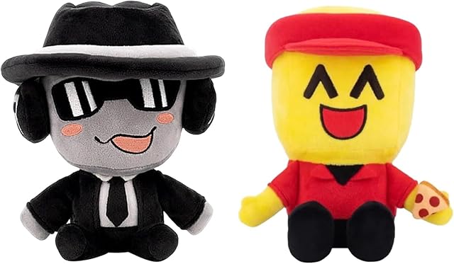 8 Inch Cartoon Plush, Stuffed Figure Plush Throw Pillows for Home, Bedding Room Decor