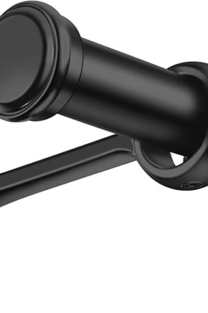 1 Inch Blackout Curtain Rods for Windows Patio, Adjustable Room Divider Curtain Rod Wall Mount & Ceiling Mount for Indoor & Outdoor, Black, 72" to 144"