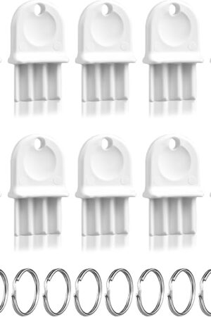 10pcs Toilet Paper Dispenser Key, Universal Paper Towel Dispenser Key Replacement Tissue Dispenser Key Hard Plastic Waffle Toilet Paper Dispenser Key for Janitors Maintenance Professionals (White)