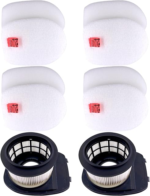 Dttery Filter Replacement for Shark IZ162H IZ163H IZ362H IZ363HT IZ440H IZ462H IZ483H Rocket Pet Pro Vertex DuoClean PowerFins Lightweight Cordless Stick Vacuum Part XHF161H 617FJ140