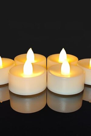 6 Pack Tea Lights Candles LED Lights Electric TeaLights