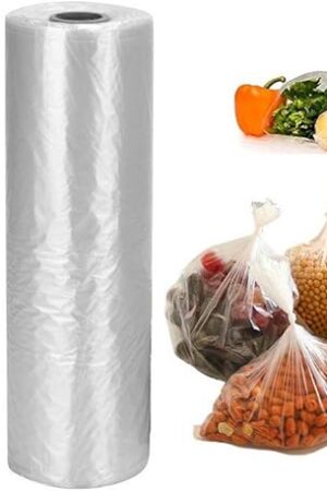 12 x 20 inches Plastic Produce Bag,2 rolls,350 Bags/Roll,Food Storage Bags,Clear Plastic Produce Bag,Suitable for Fruits, Vegetable, Bread,Food Storage