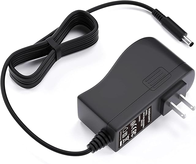 VHBW Charger for INSE Cordless Vacuum Charger Fit with Inse N5S N5 N6 N6S V70 N6-1 N6-2 AC, Power Cord for Wowgo S108, Replacement Power Adapter Deik VC-1518-US Cordless Vacuum 5.9FT