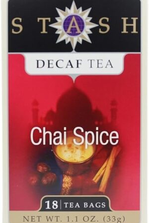 Decaffeinated Tea-Chai Spice Stash Tea 18 Bag