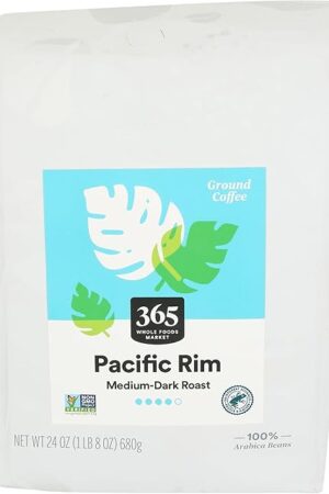 365 by Whole Foods Market, Pacific Rim Vienna Roast Ground Coffee, Dark Roast, 24 Ounce